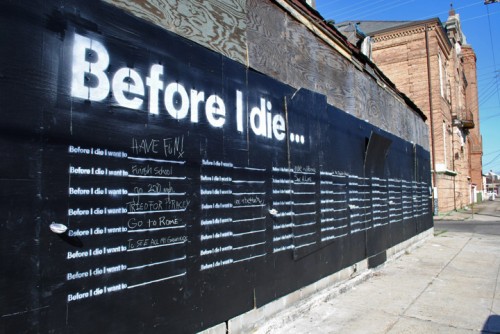 100 THINGS TO DO BEFORE I DIE